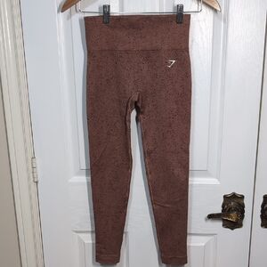 Gymshark Adapt Flex Seamless Leggings Brown Small